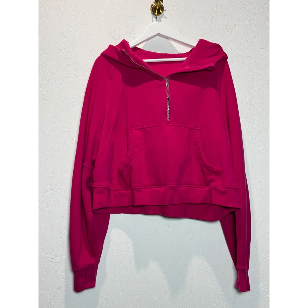 Lululemon Scuba Oversized Half-Zip Hoodie Pink Dragonfruit XL/XXL